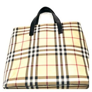 Burberry Plaid Tote